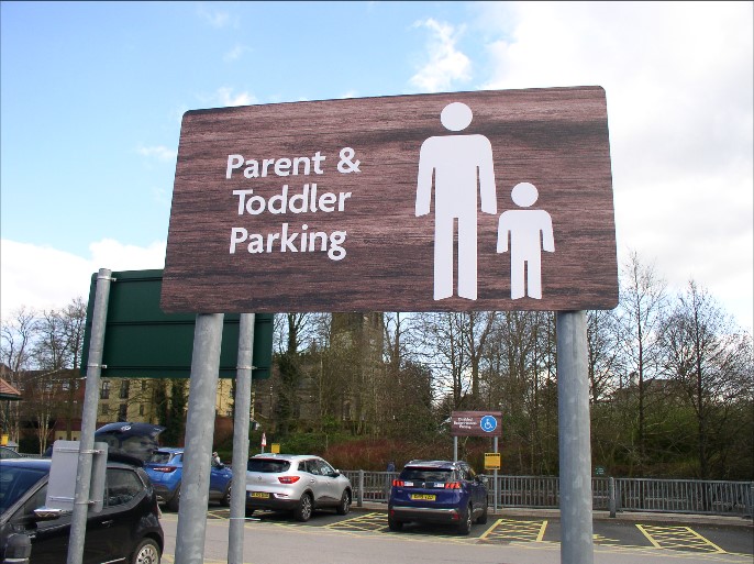 and some have reserved spaces for parents with toddlers