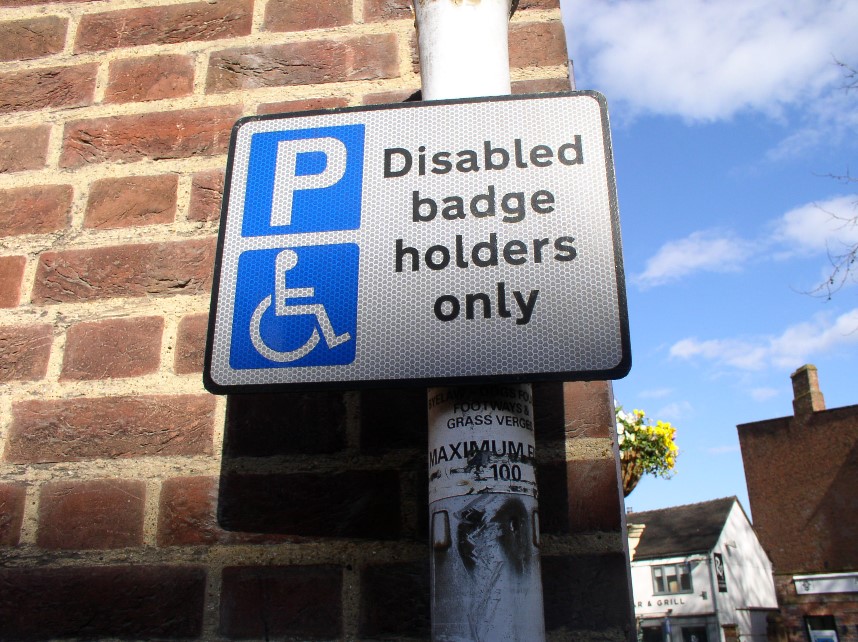 Roadside spaces may be restriceted to blue badges holders.