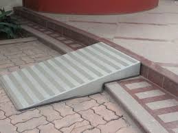 Temporary ramps can be deployed cheaply.